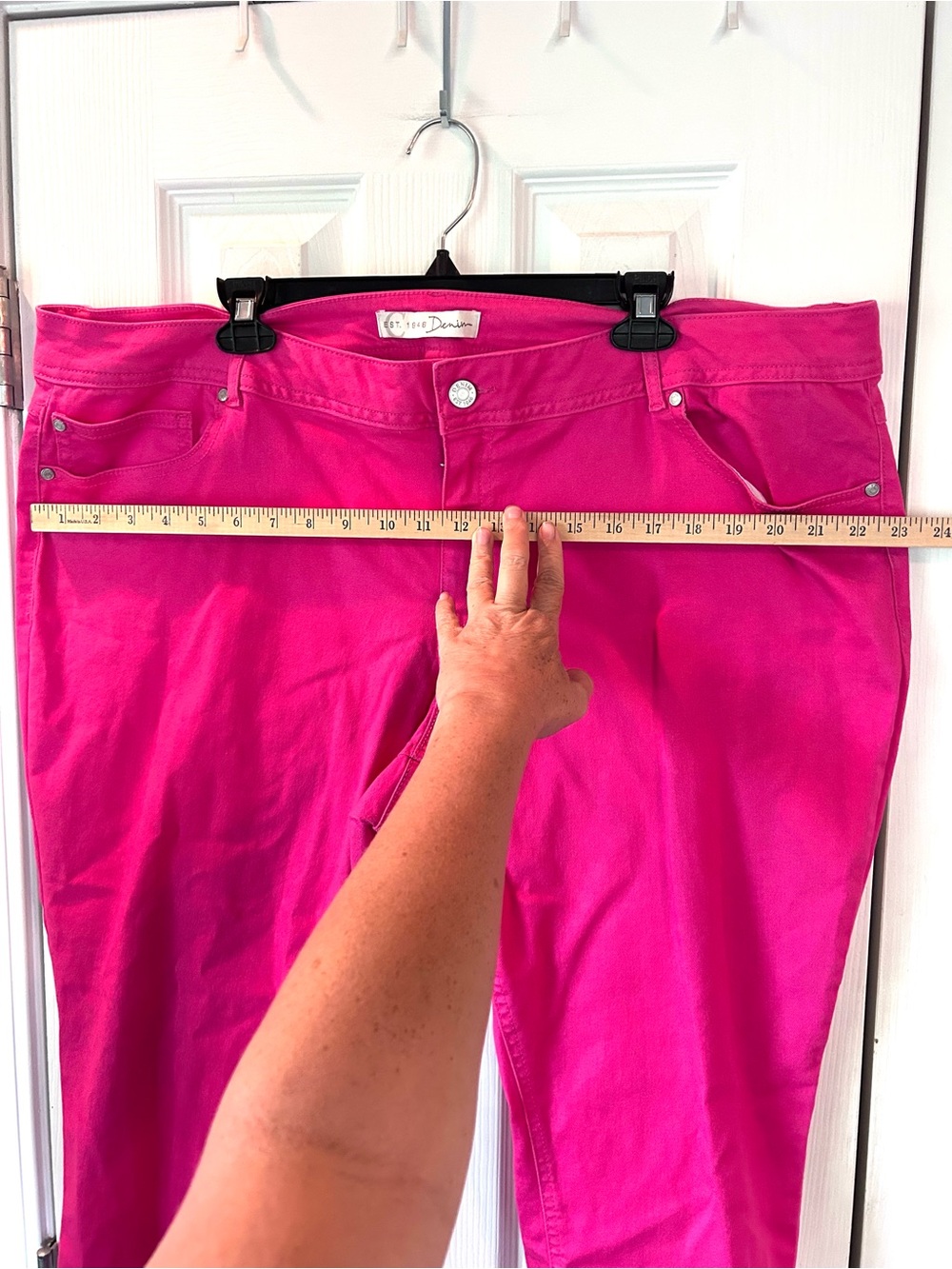 Cato EST. 1946 Denim Hot Pink Skinny Jeans Women’s 22WP - Picture 5 of 6